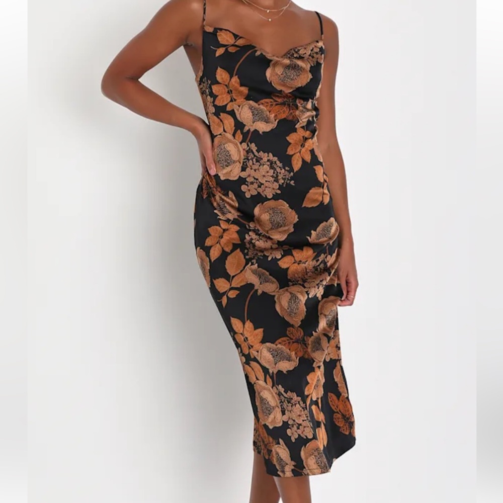 Lulus Favorite Icon slip midi dress